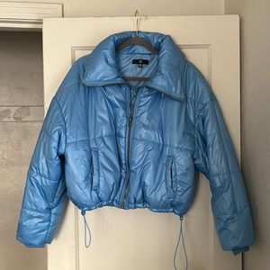 Baby blue puffer